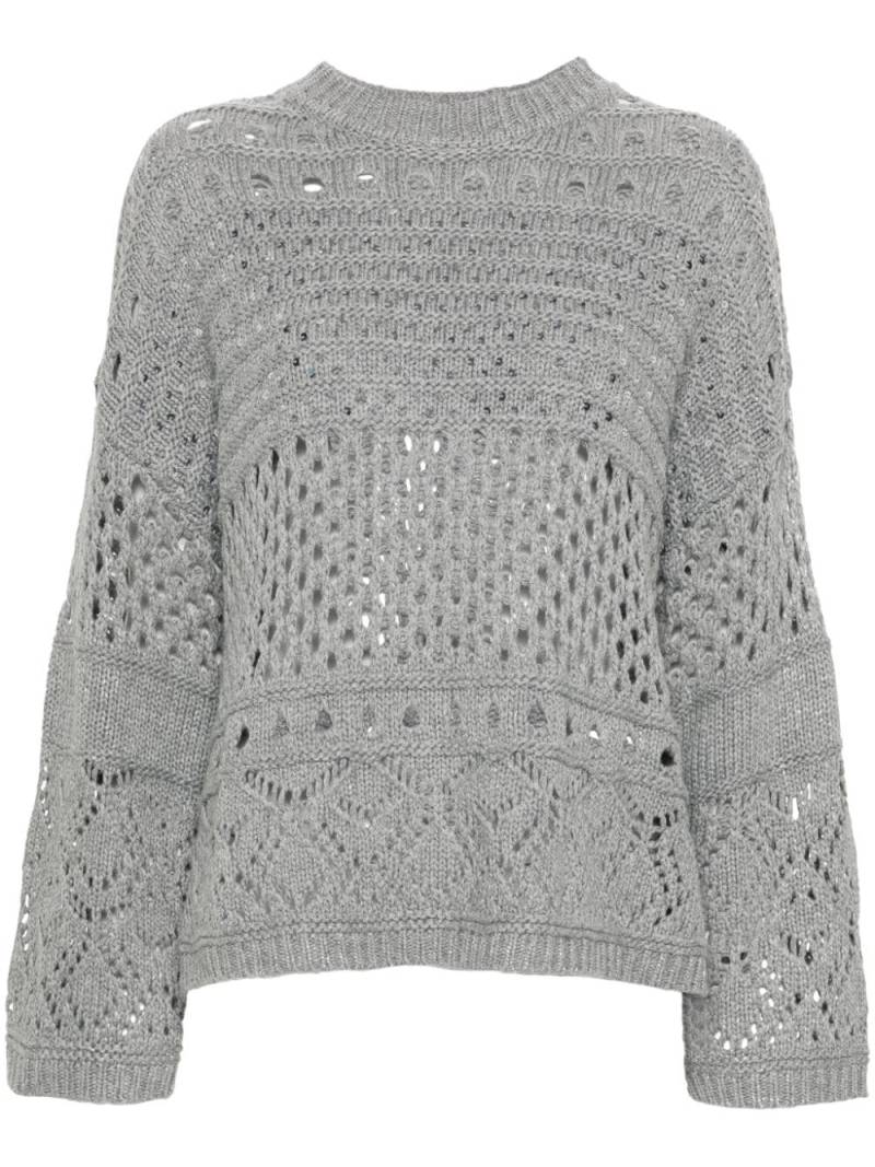 TWINSET sequin jumper - Grey von TWINSET