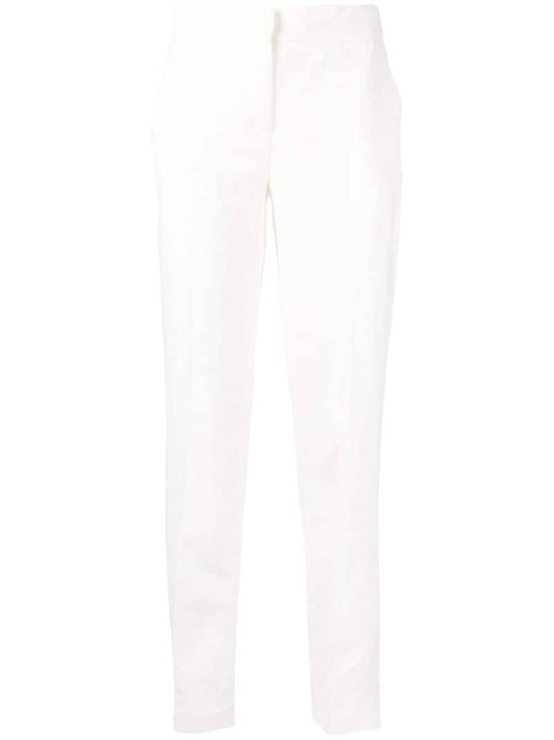 TWINSET slim cut trousers - White von TWINSET