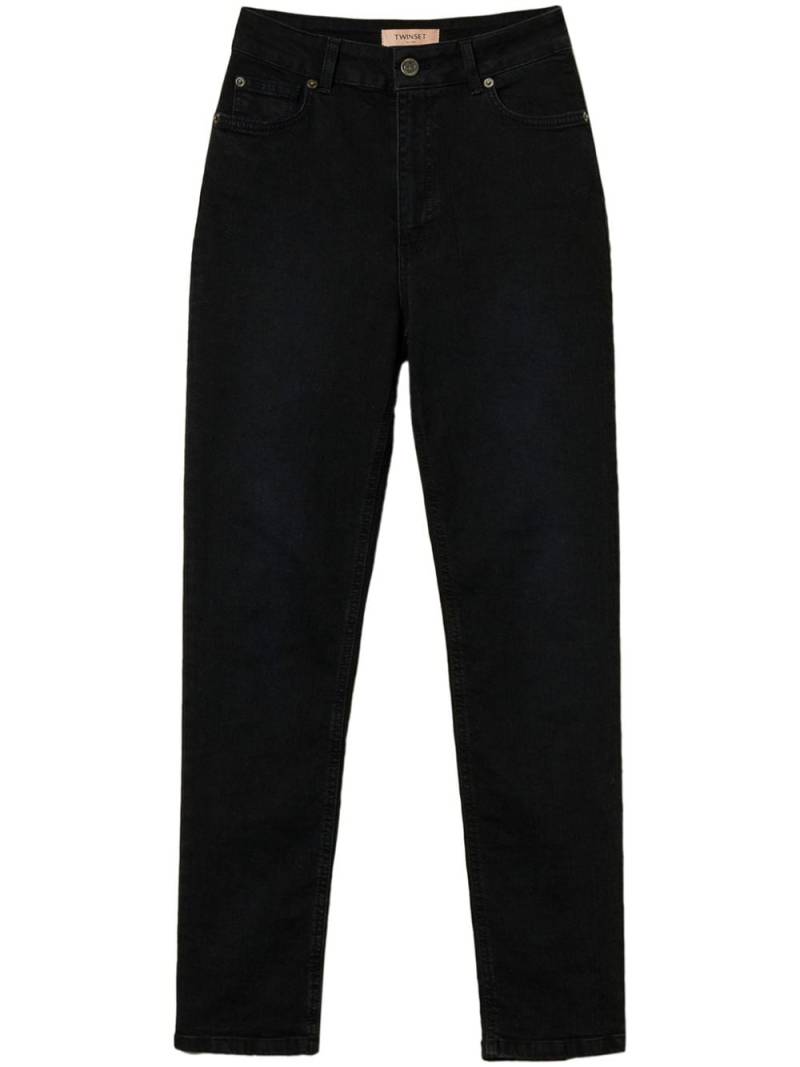 TWINSET slim-fit jeans - Black von TWINSET