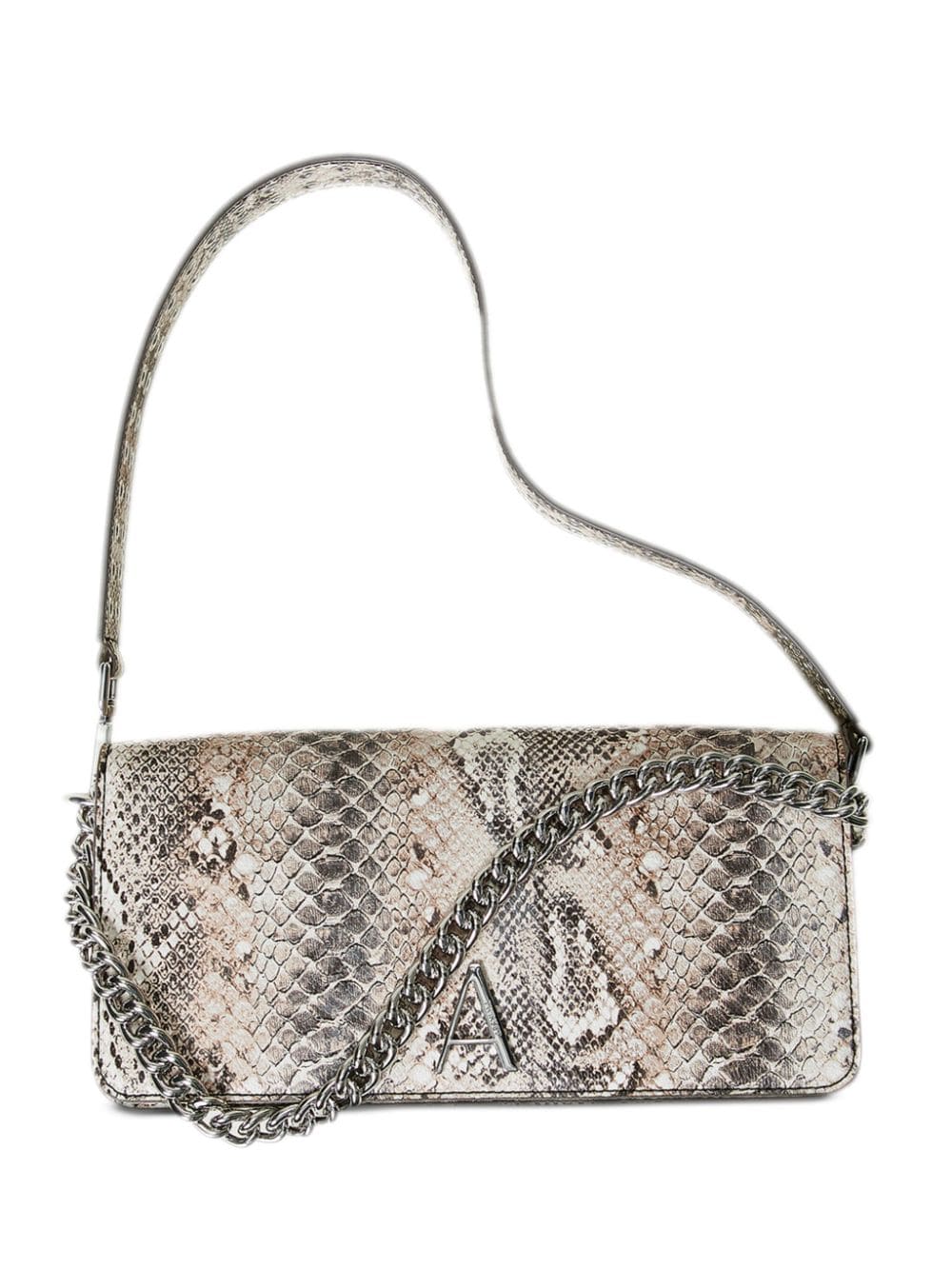 TWINSET snakeskin-print crossbody bag - Neutrals von TWINSET