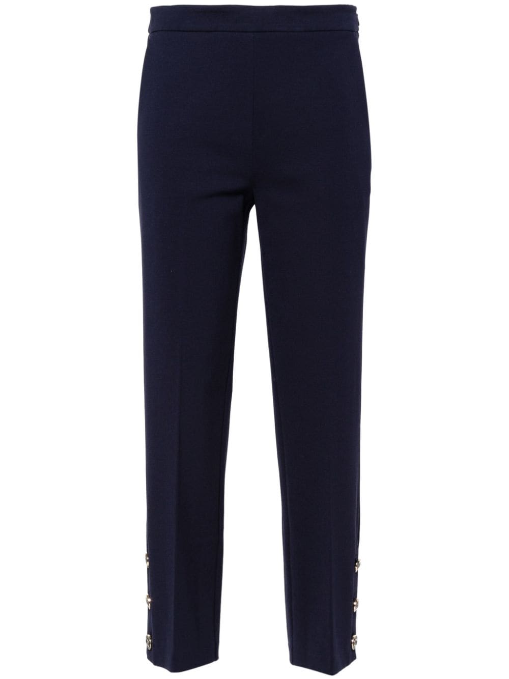 TWINSET straight-leg cropped trousers - Blue von TWINSET