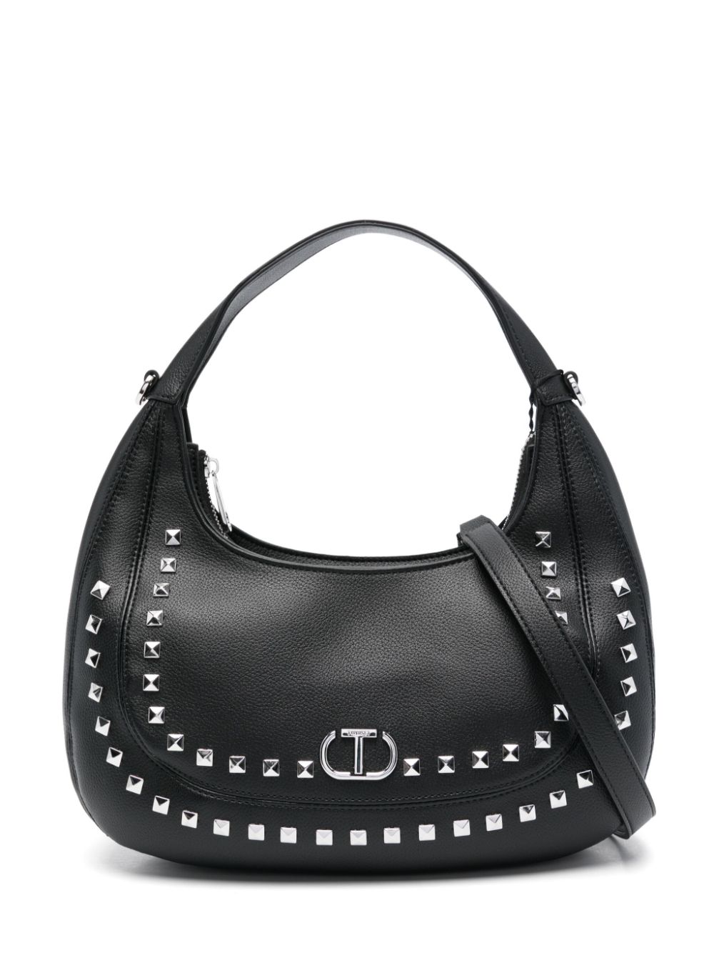 TWINSET studded shoulder bag - Black von TWINSET