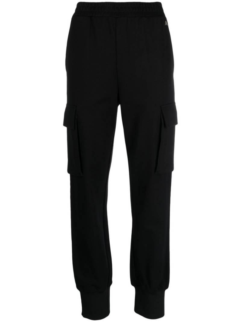 TWINSET tapered cargo track pants - Black von TWINSET