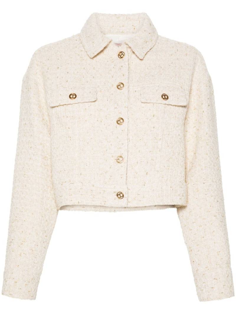 TWINSET tweed jacket - Neutrals von TWINSET