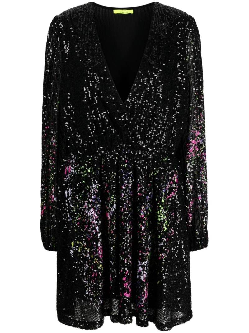 TWINSET x MYFO sequinned minidress - Black von TWINSET