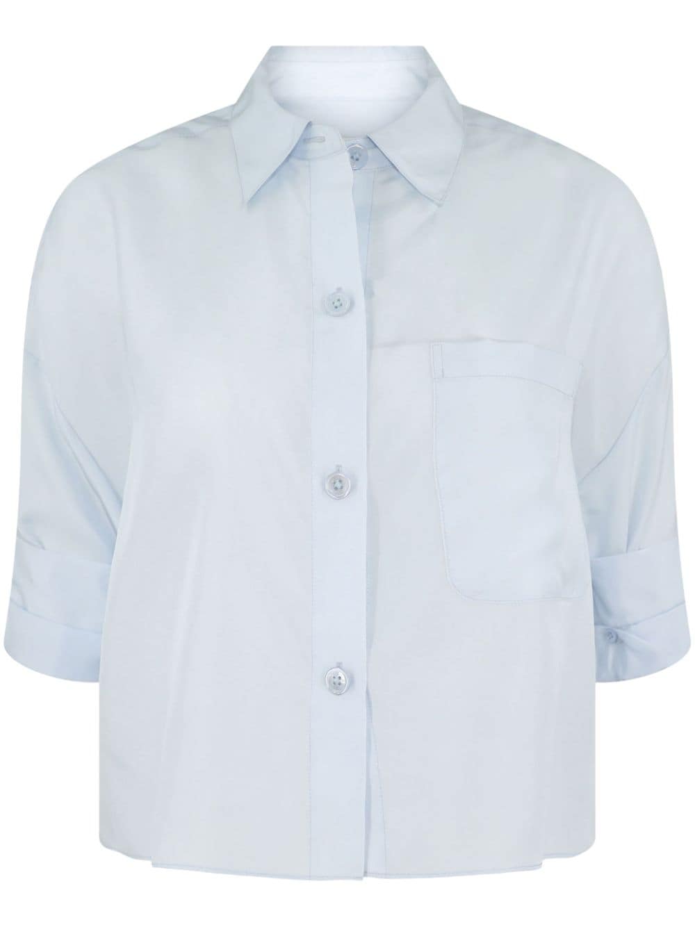 TWP Next Ex cropped shirt - Blue von TWP