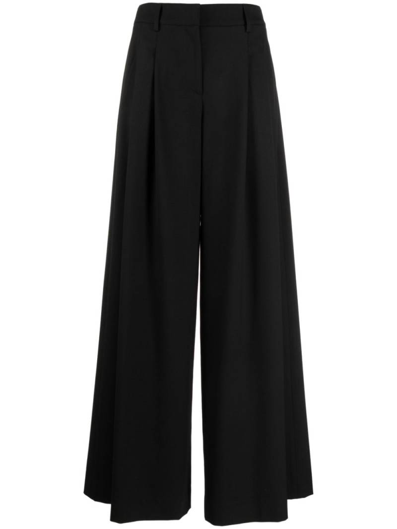 TWP high-waisted palazzo pants - Black von TWP