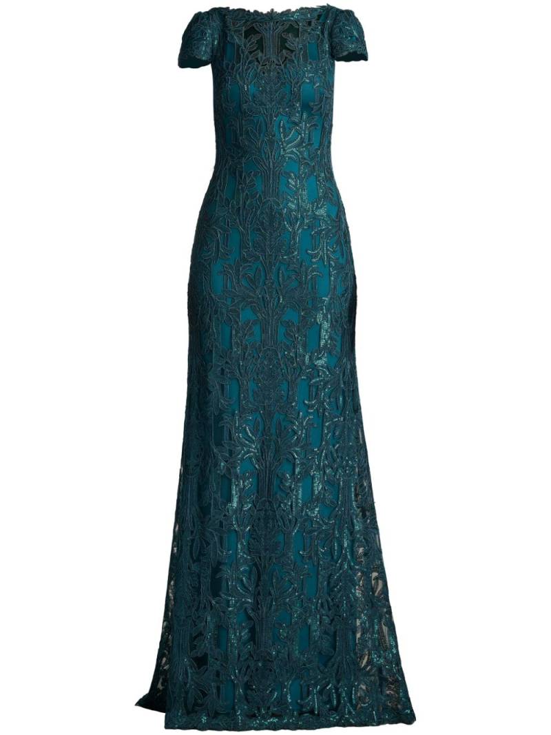 Tadashi Shoji Garwood Sequin Embroidered gown - Green von Tadashi Shoji