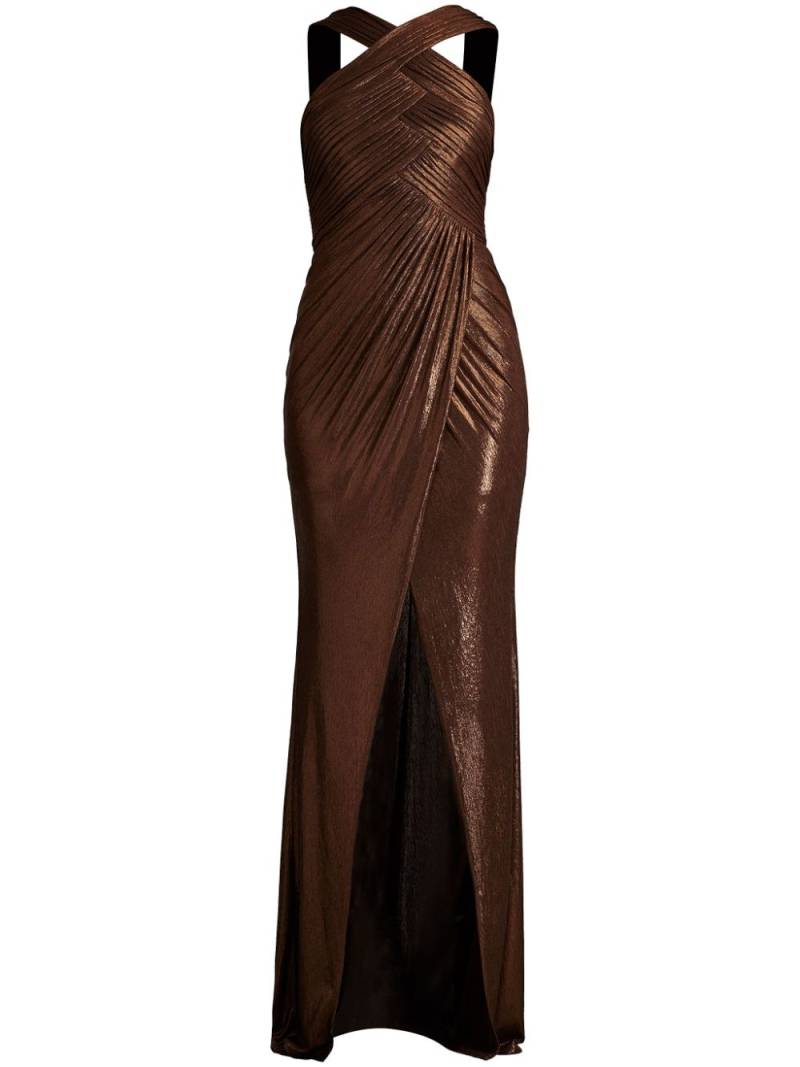 Tadashi Shoji Jessa gown - Brown von Tadashi Shoji