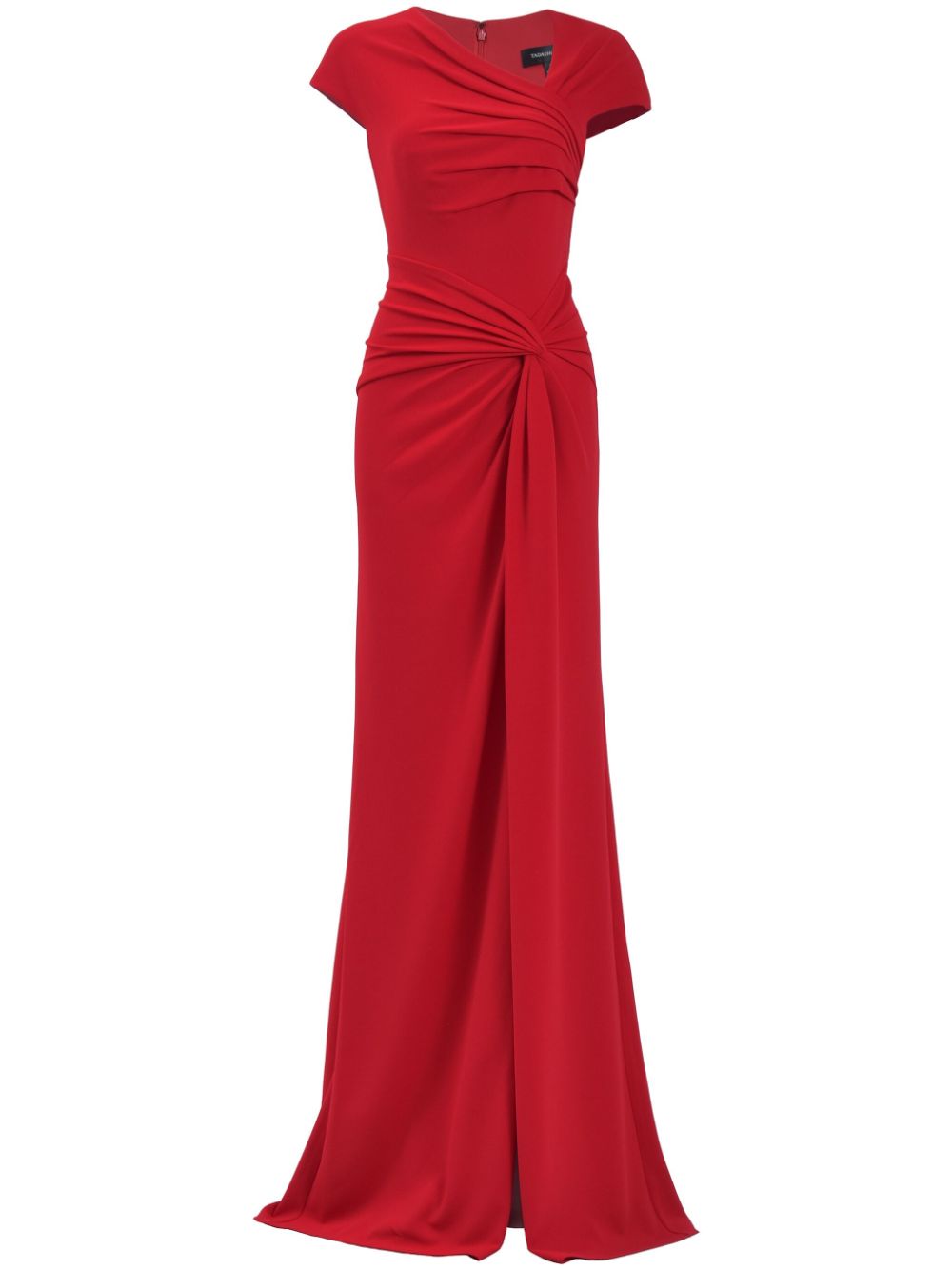 Tadashi Shoji Russo Asymmetric Twist-Knot gown - Red von Tadashi Shoji