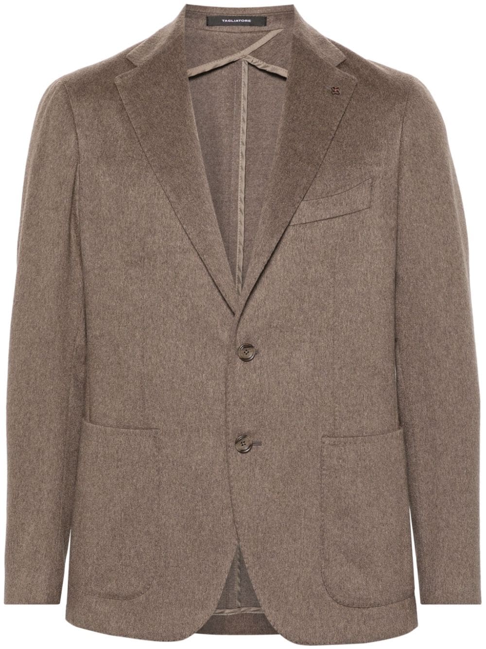 Tagliatore Ame Camell single-breasted blazer - Brown von Tagliatore