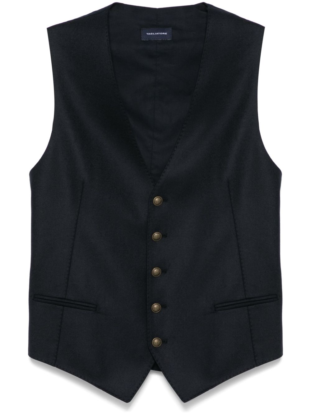 Tagliatore Brian waistcoat - Blue von Tagliatore