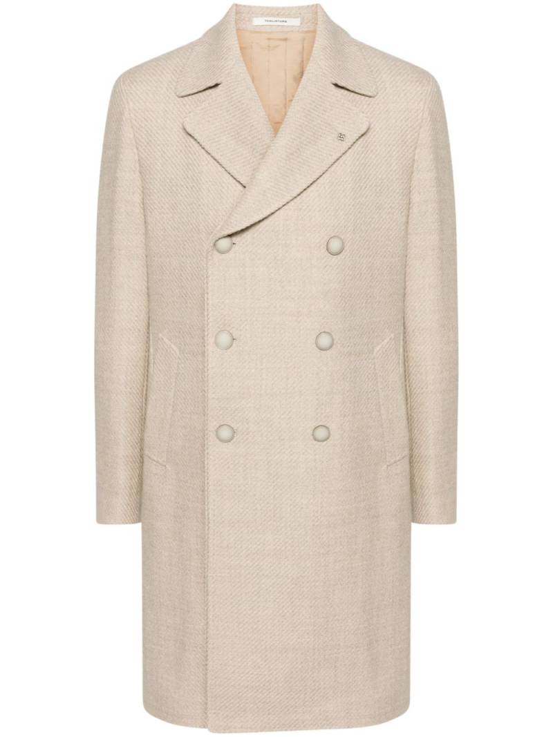 Tagliatore Bruce double-breasted coat - Neutrals von Tagliatore