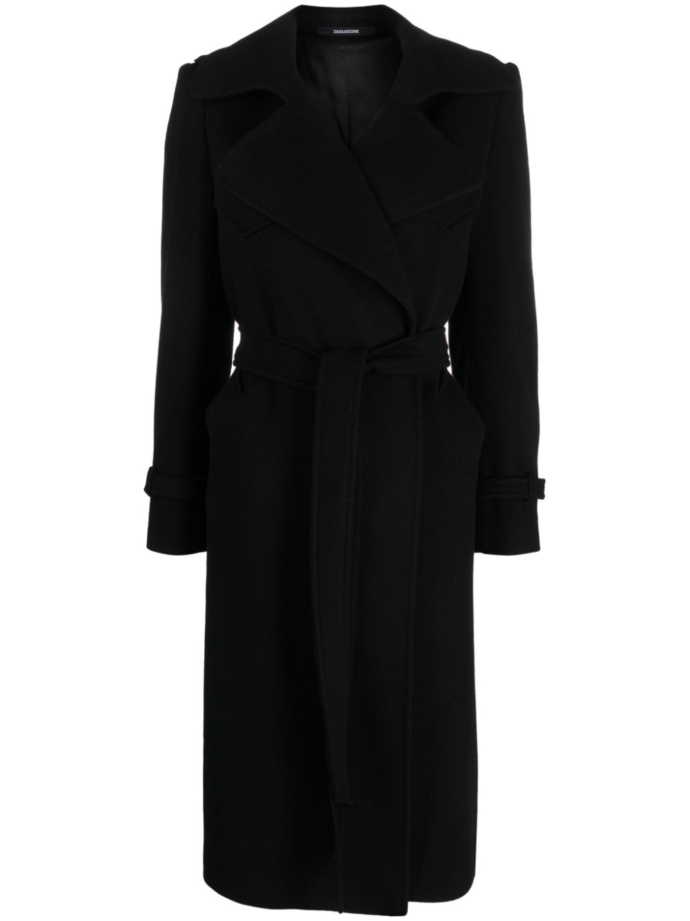 Tagliatore Carola belted trenchcoat - Black von Tagliatore