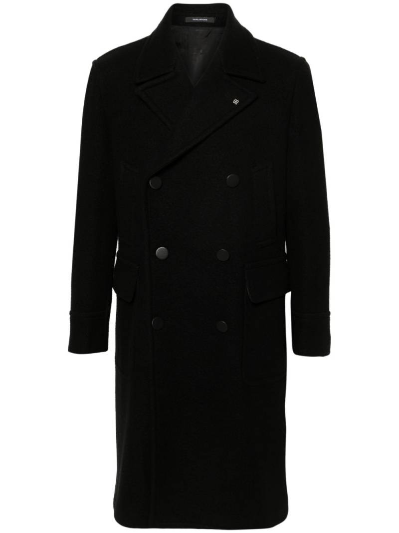 Tagliatore Cherry double-breasted coat - Black von Tagliatore