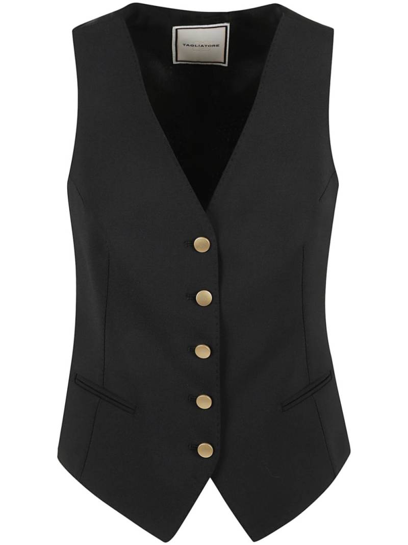 Tagliatore Giselle waistcoat - Black von Tagliatore