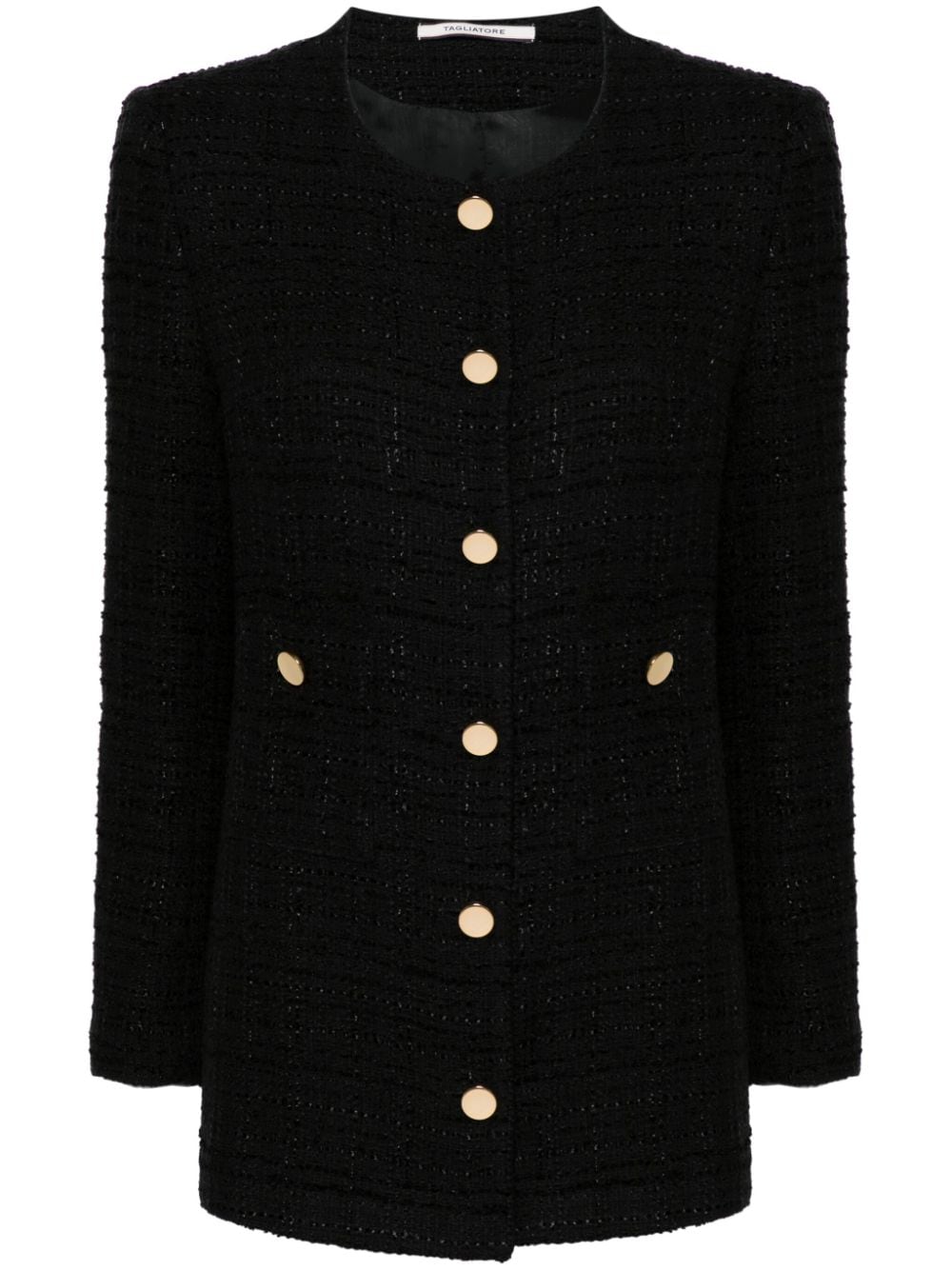 Tagliatore Janette tweed jacket - Black von Tagliatore