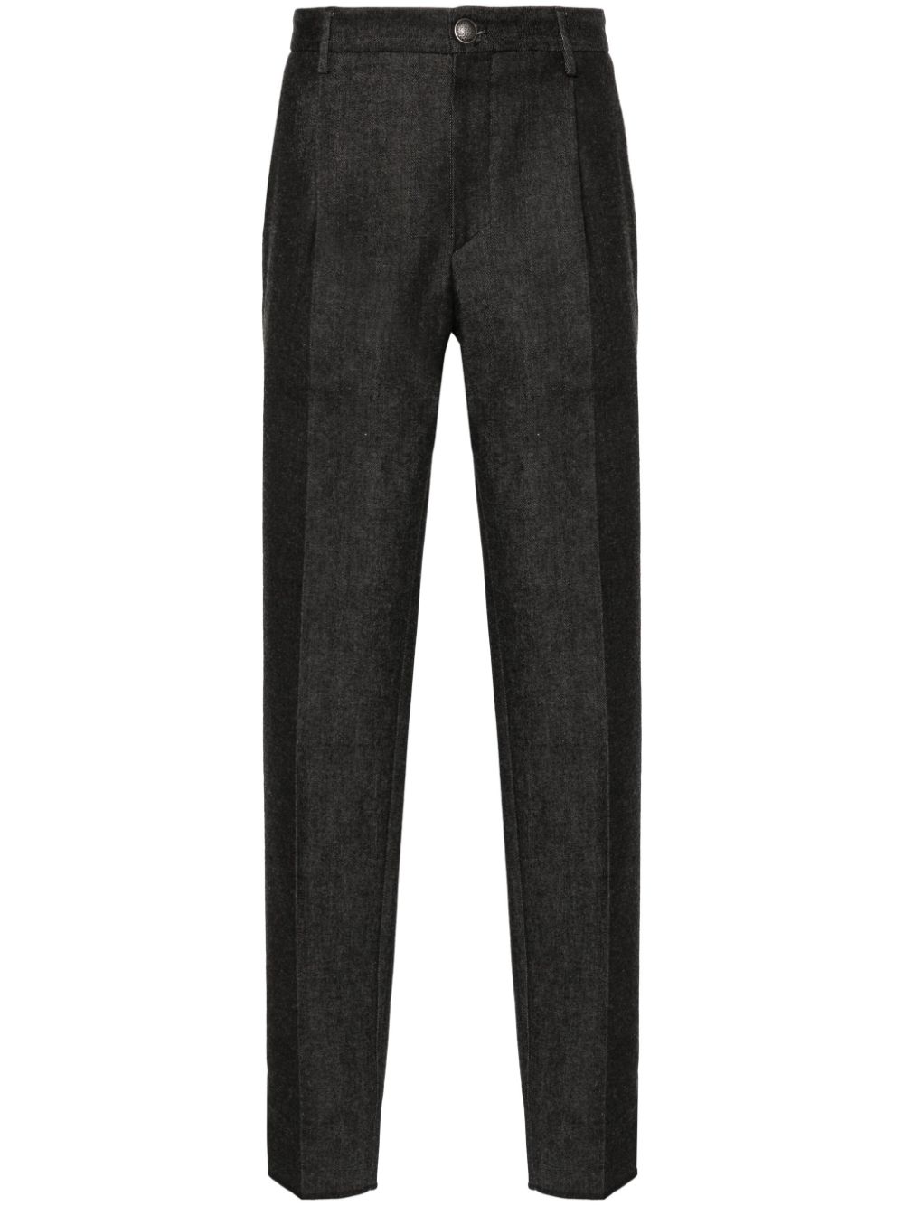 Tagliatore Joel mélange-effect trousers - Grey von Tagliatore