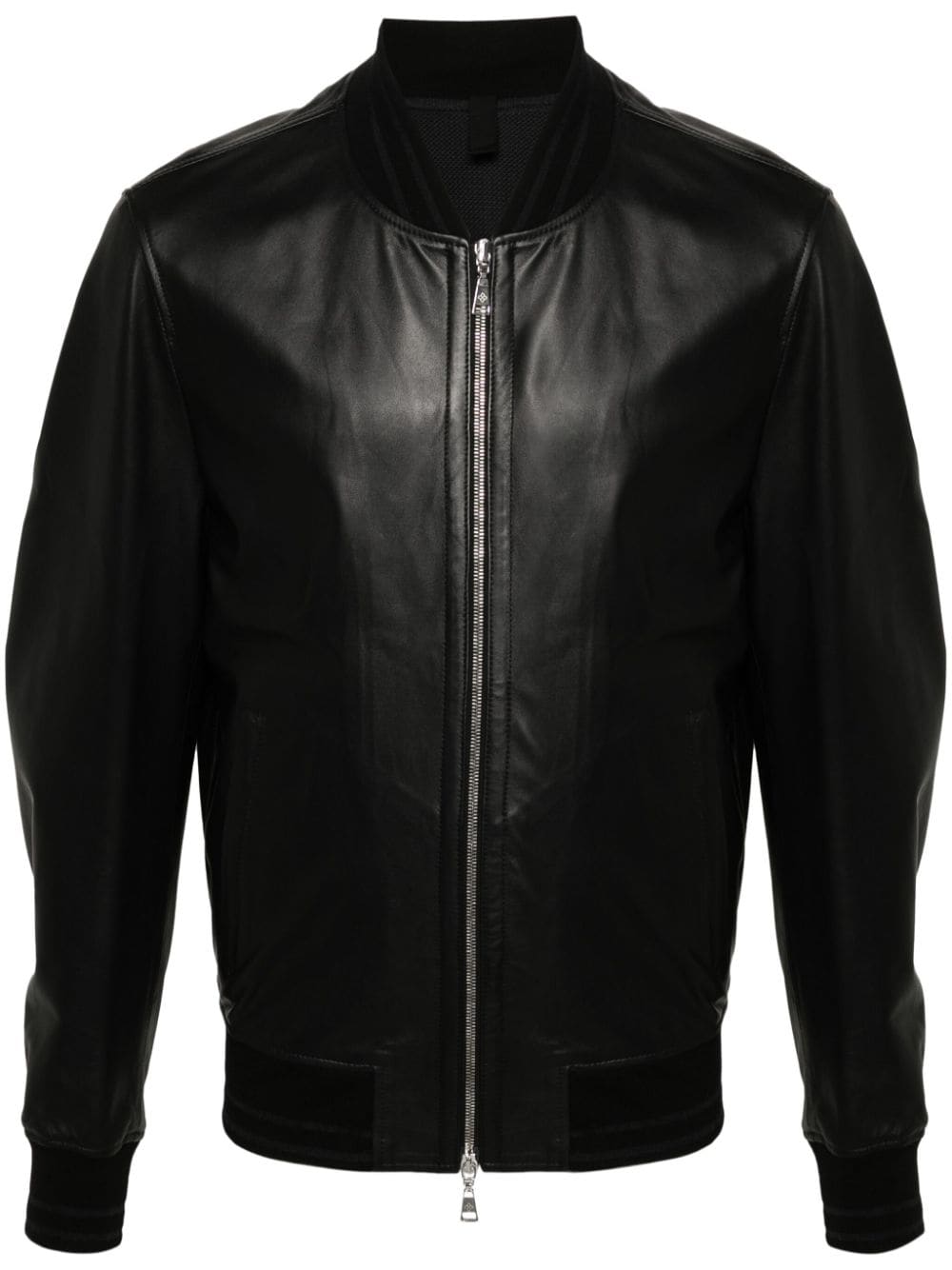 Tagliatore Justin leather jacket - Black von Tagliatore