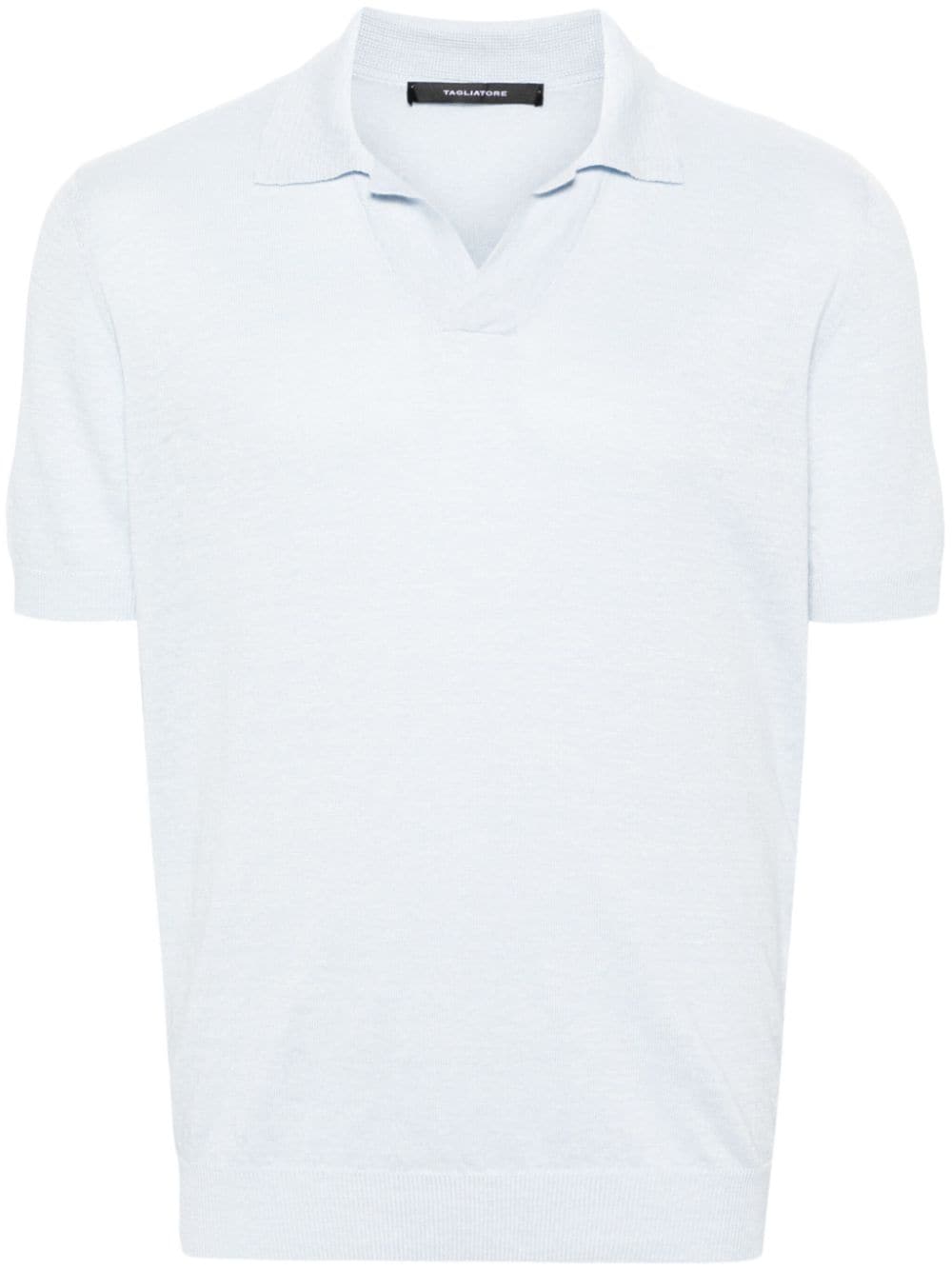 Tagliatore Keith fine-knit polo shirt - Blue von Tagliatore