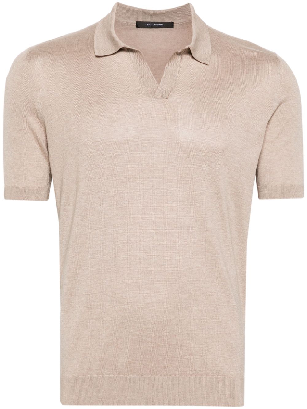 Tagliatore Keith silk polo shirt - Neutrals von Tagliatore