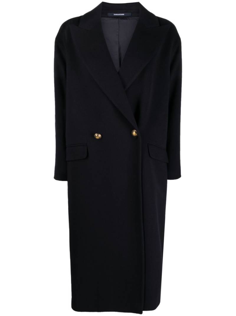 Tagliatore Linden double-breasted coat - Blue von Tagliatore