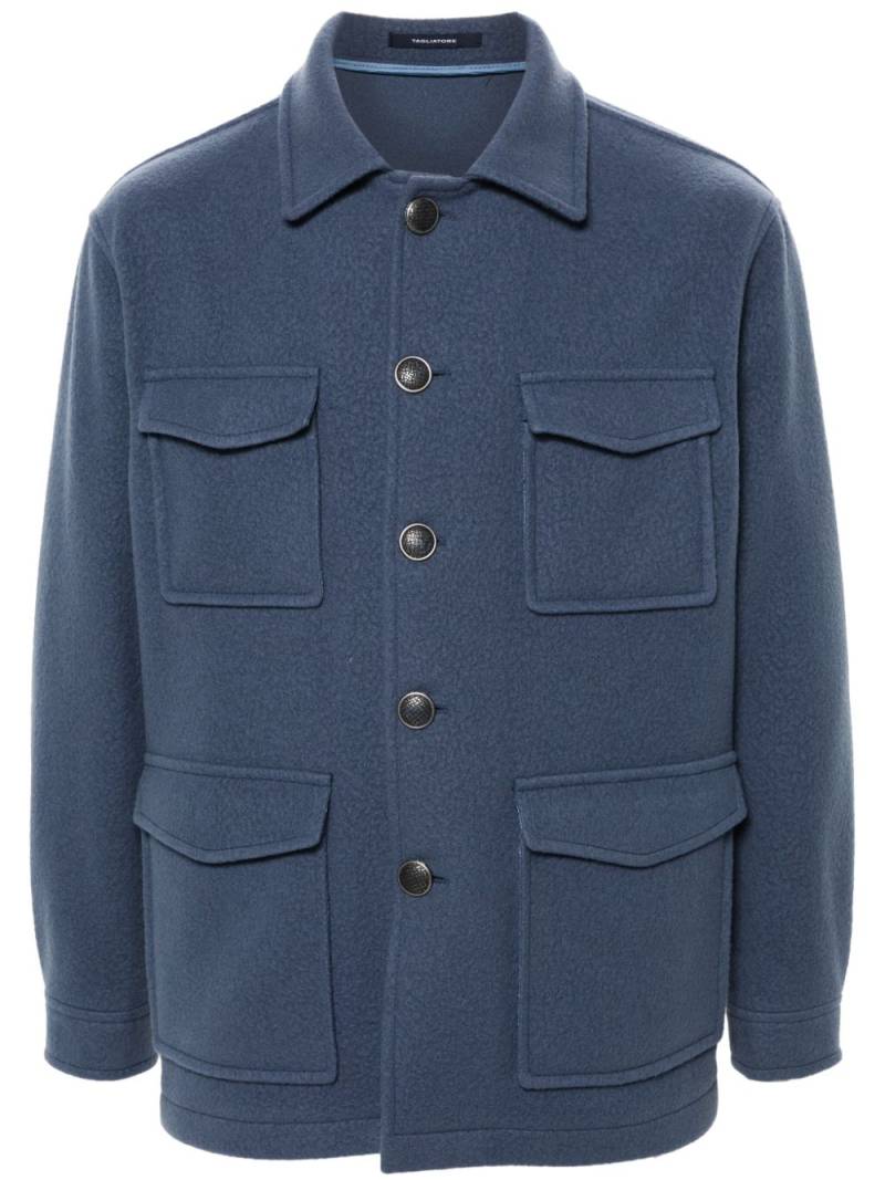 Tagliatore Milton wool-blend jacket - Blue von Tagliatore