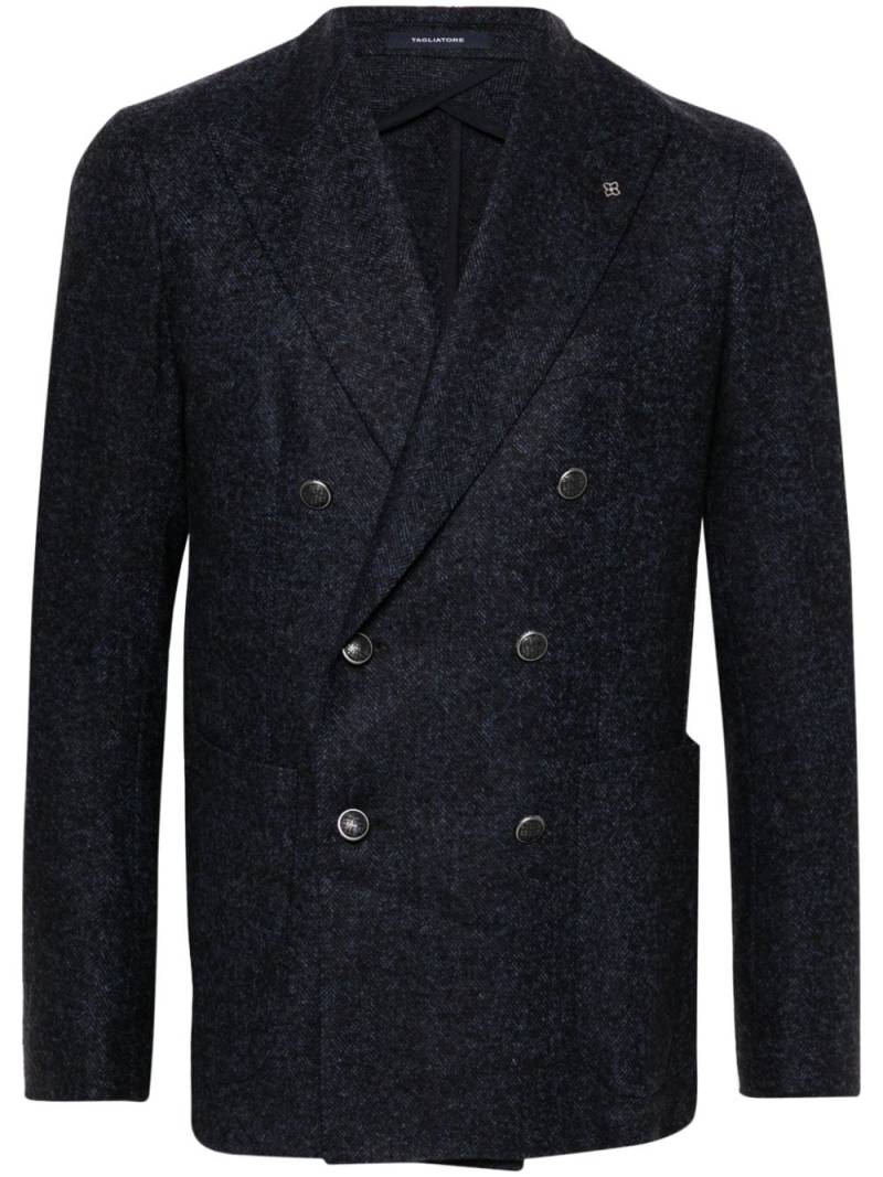 Tagliatore Montecarlo double-breasted blazer - Blue von Tagliatore