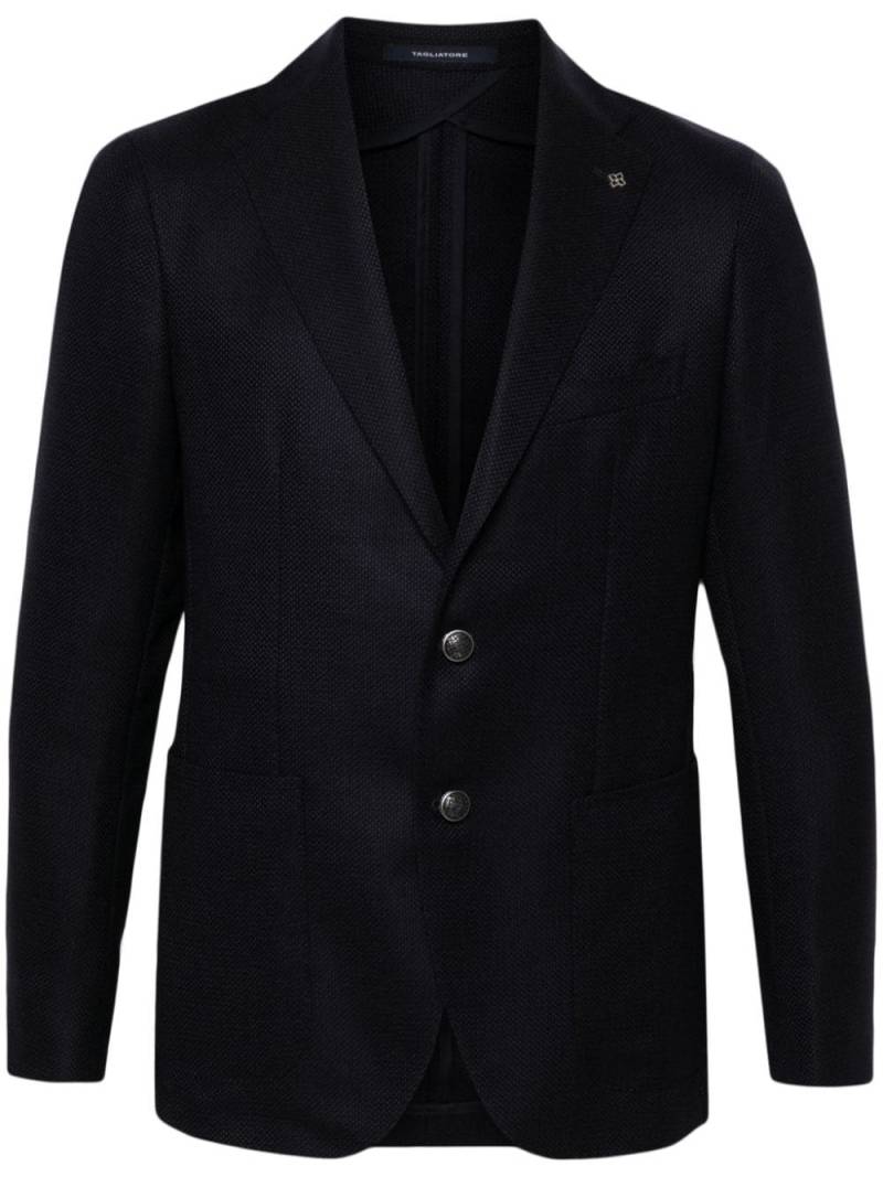 Tagliatore Montecarlo single-breasted blazer - Blue von Tagliatore