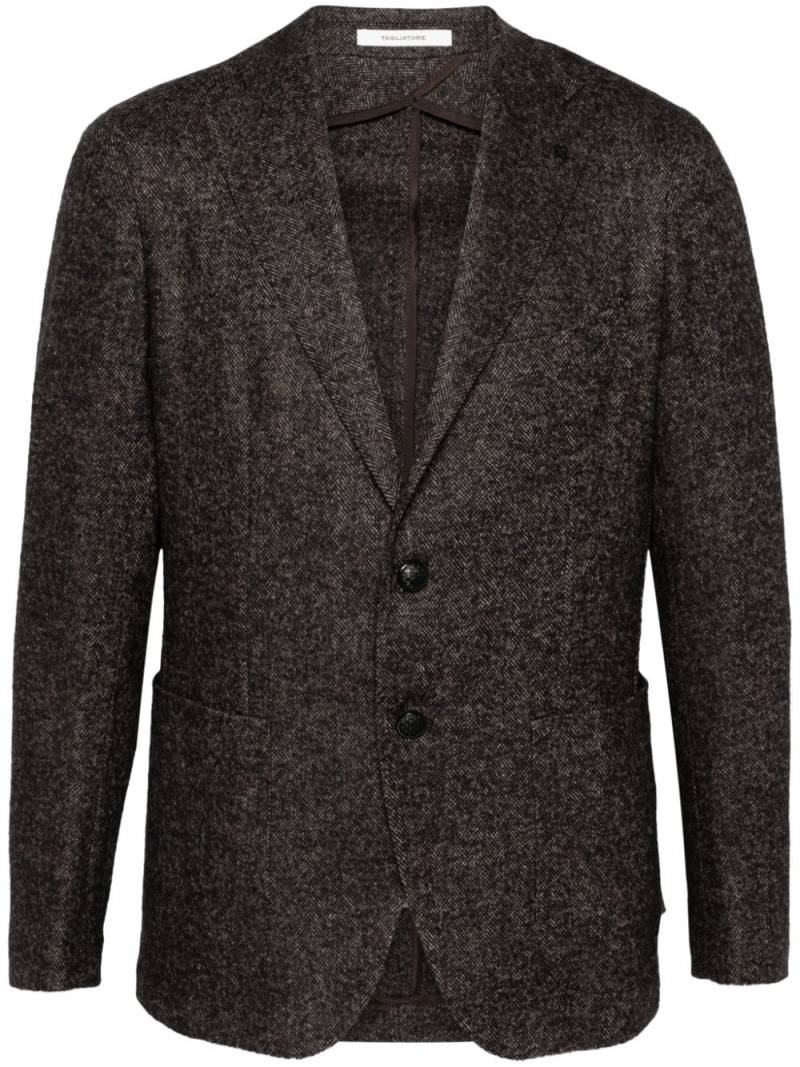 Tagliatore Montecarlo single-breasted blazer - Brown von Tagliatore