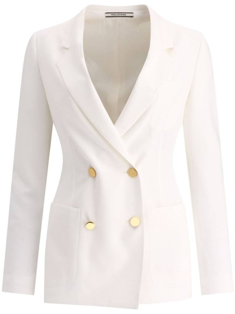 Tagliatore Nayade double-breasted blazer - White von Tagliatore