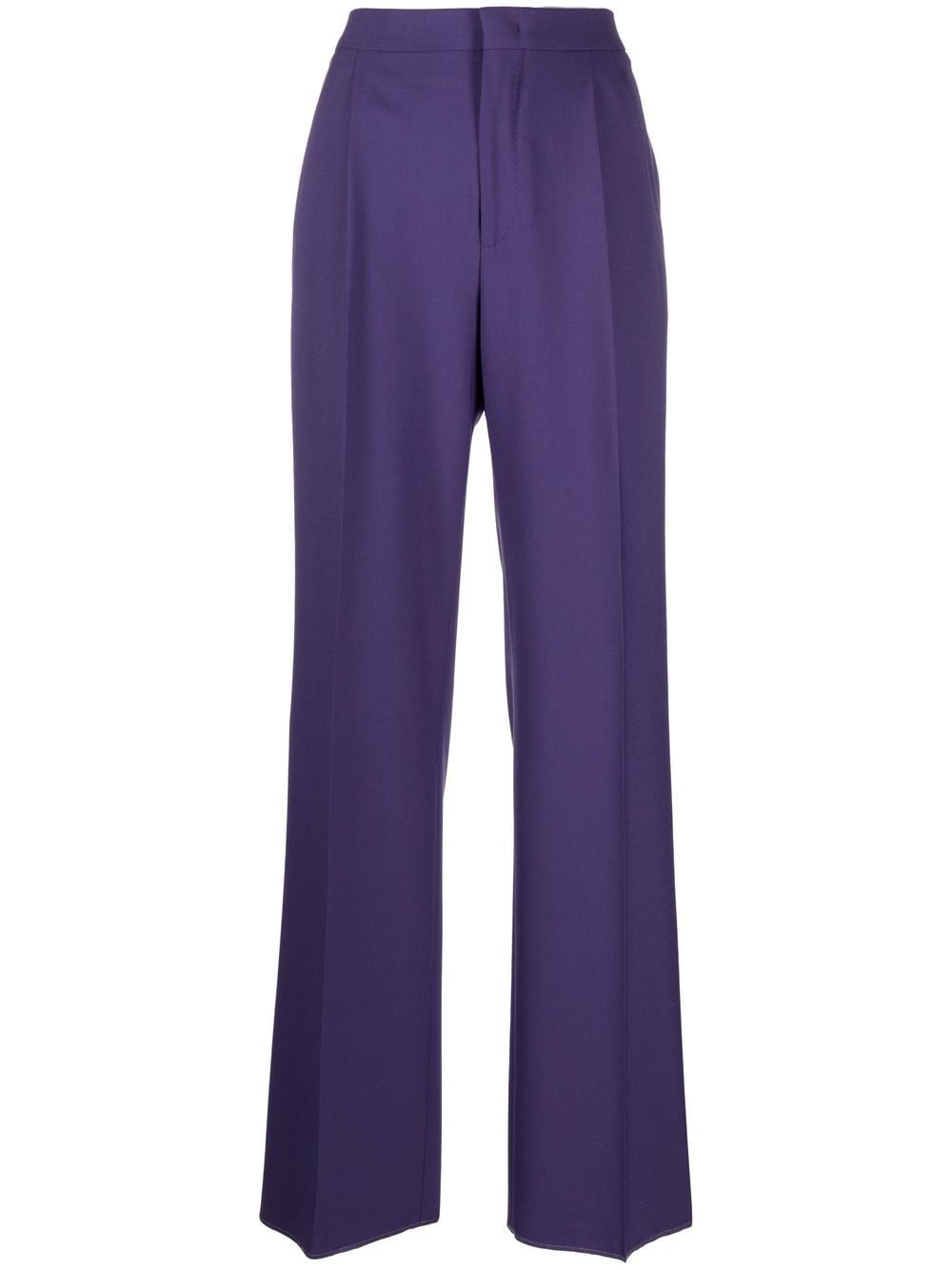 Tagliatore Pamira pressed-crease palazzo pants - Purple von Tagliatore