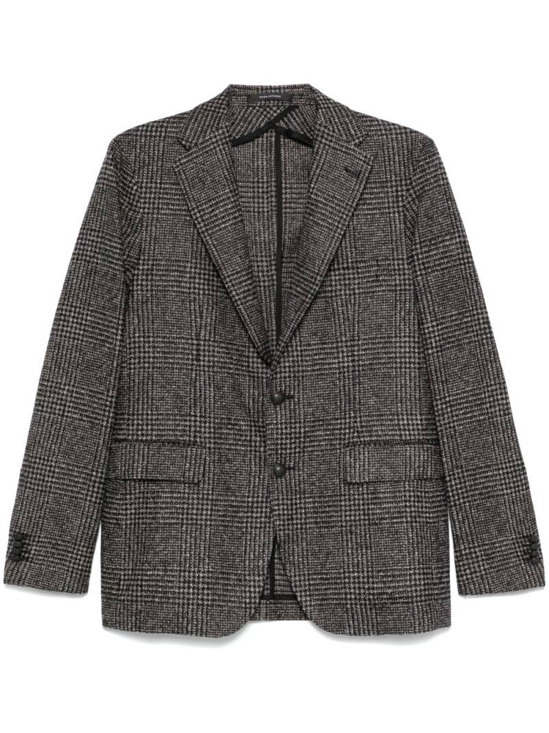 Tagliatore Prince of Wales check blazer - Black von Tagliatore