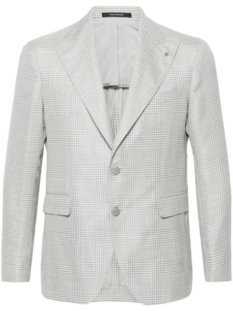 Tagliatore Prince-of-wales single-breasted blazer - Grey von Tagliatore