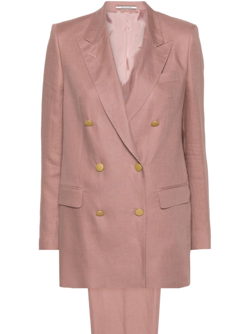 Tagliatore T-Jasmine double-breasted suit - Pink von Tagliatore