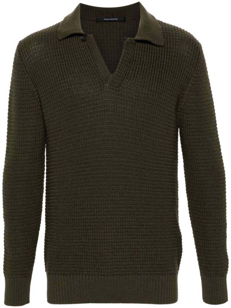 Tagliatore Wilder sweater - Green von Tagliatore