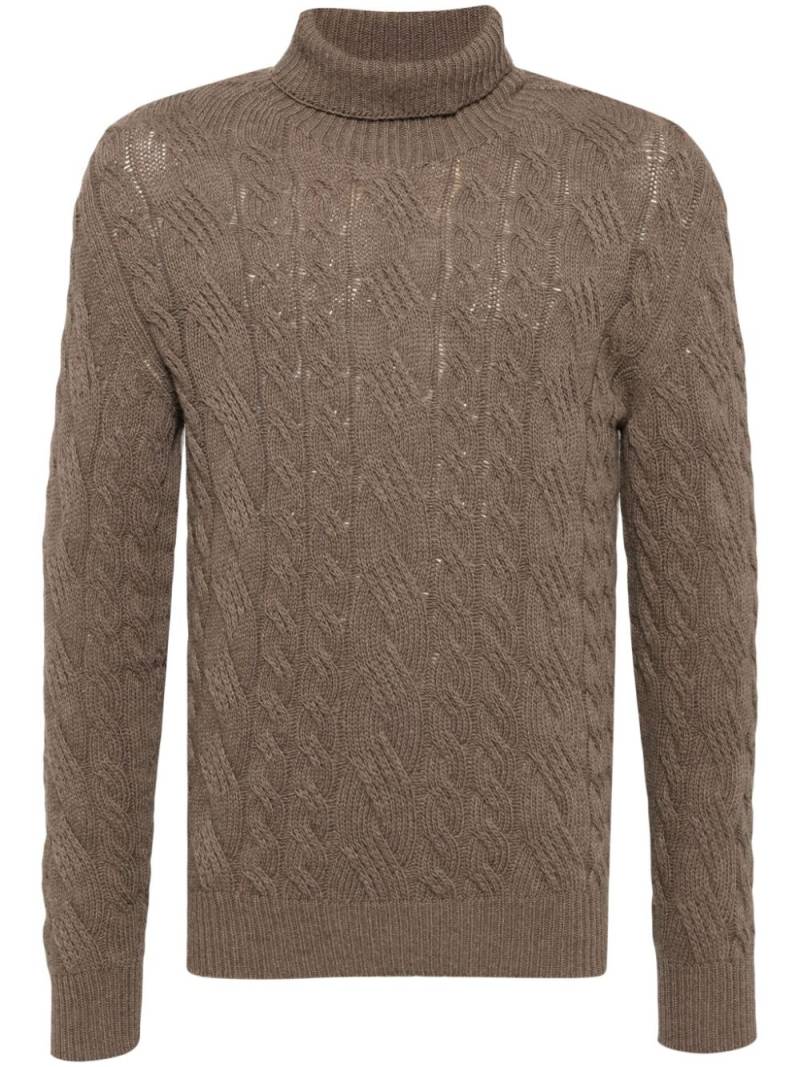 Tagliatore Zermat sweater - Brown von Tagliatore