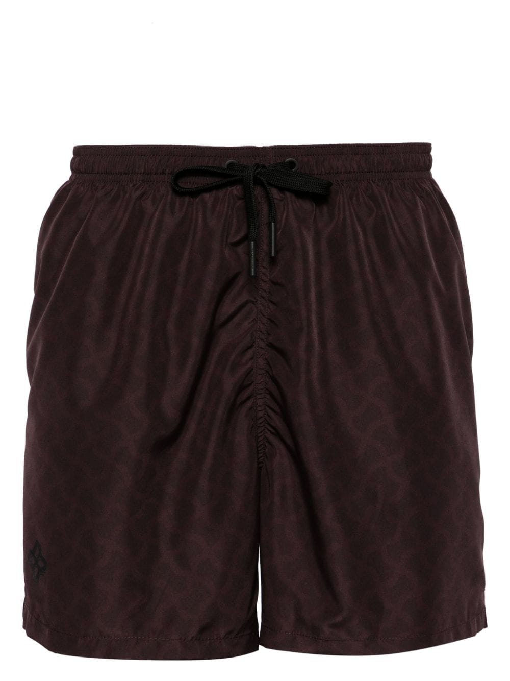 Tagliatore abstract-print swim shorts - Purple von Tagliatore