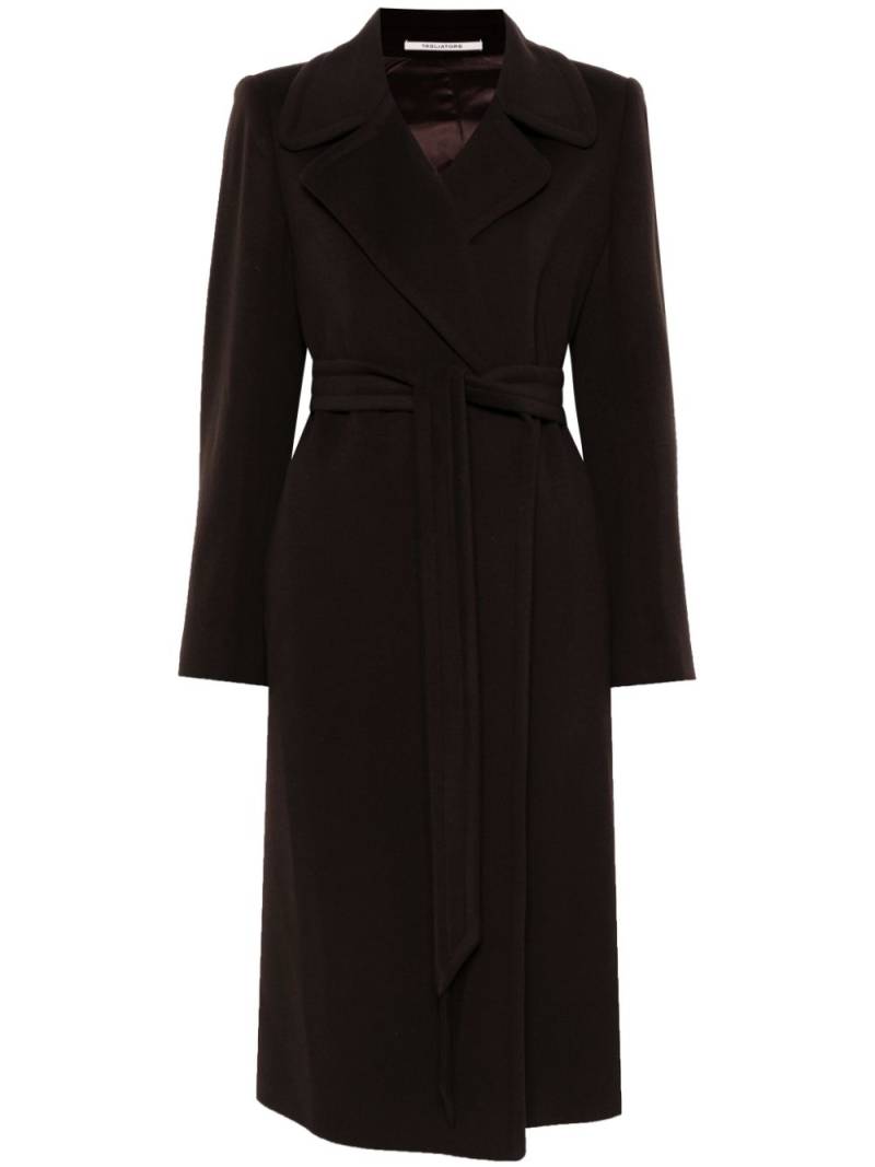 Tagliatore belted coat - Brown von Tagliatore