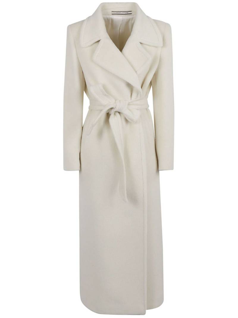 Tagliatore belted coat - White von Tagliatore