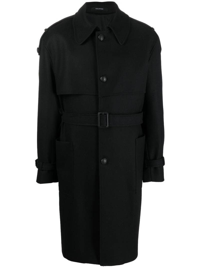 Tagliatore belted trench coat - Black von Tagliatore