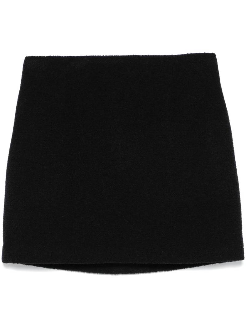 Tagliatore bouclé mini skirt - Black von Tagliatore