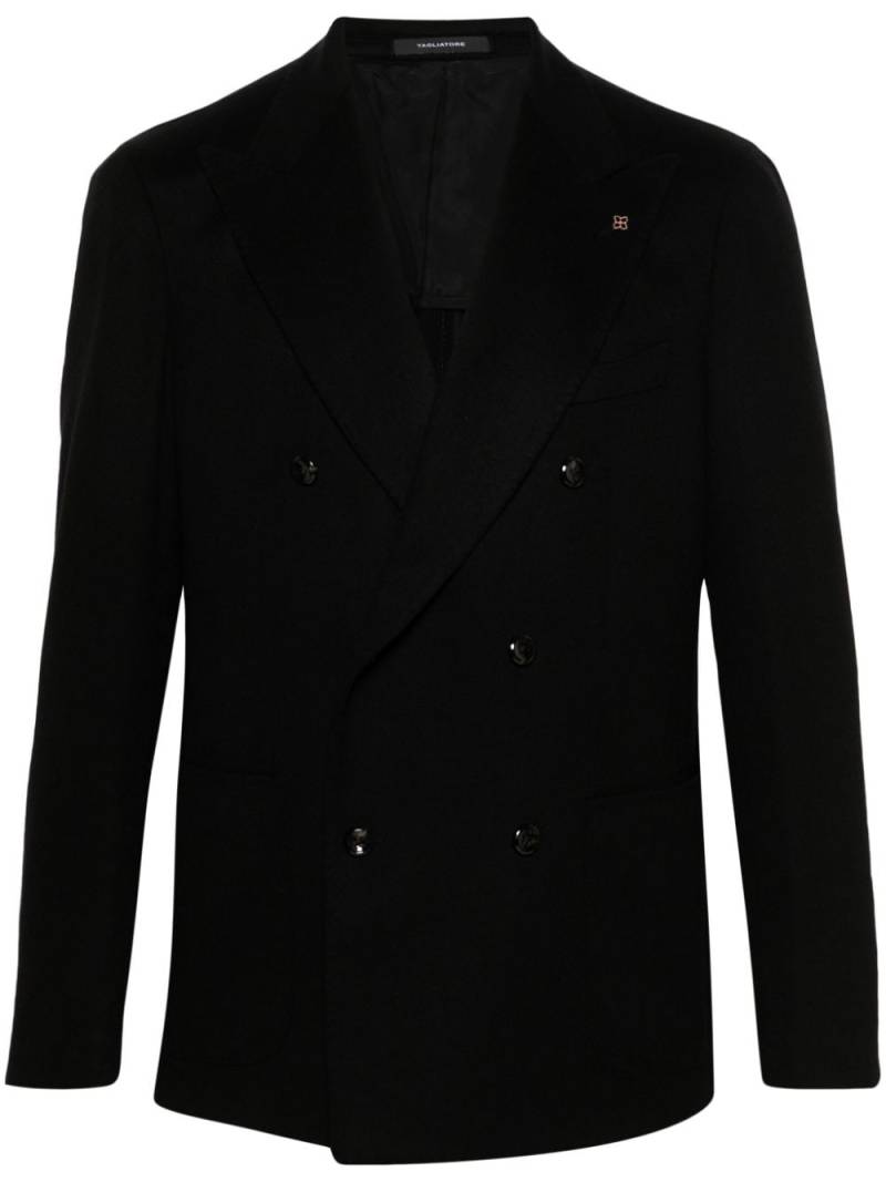 Tagliatore brooch-detail blazer - Black von Tagliatore