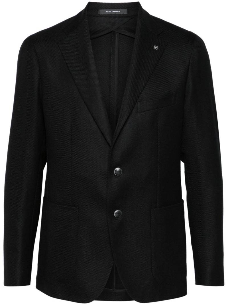 Tagliatore brooch-detail blazer - Black von Tagliatore