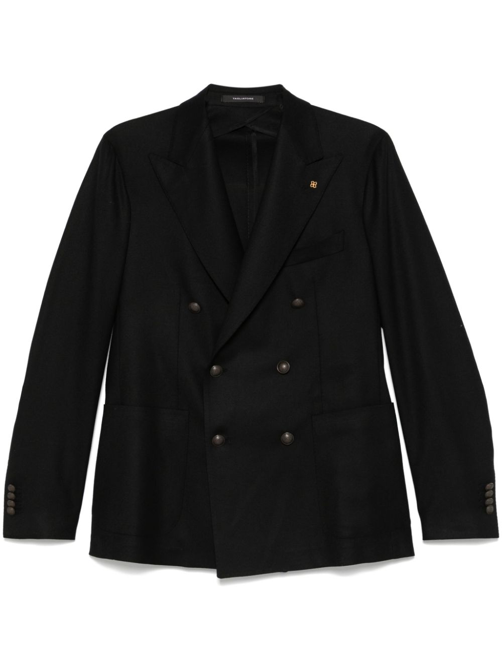 Tagliatore brooch-detail blazer - Black von Tagliatore