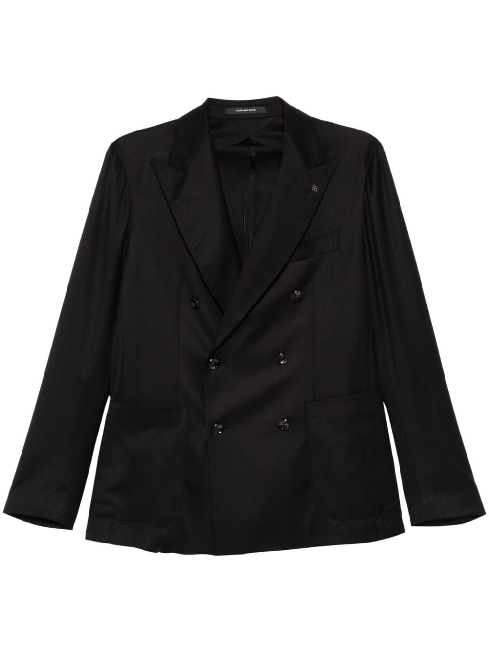 Tagliatore brooch-detail blazer - Black von Tagliatore