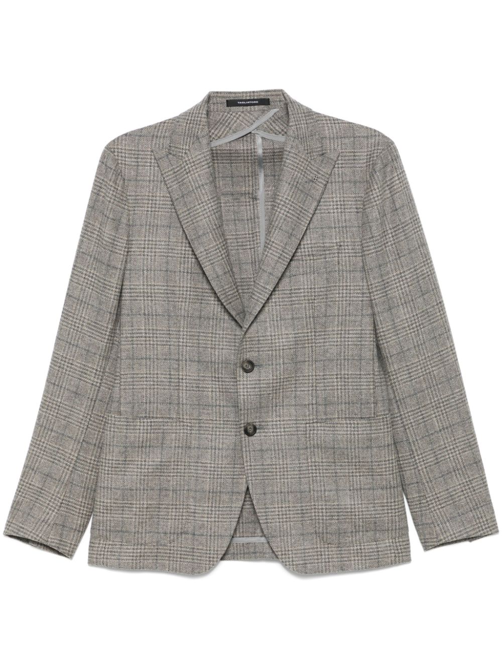 Tagliatore checked blazer - Grey von Tagliatore