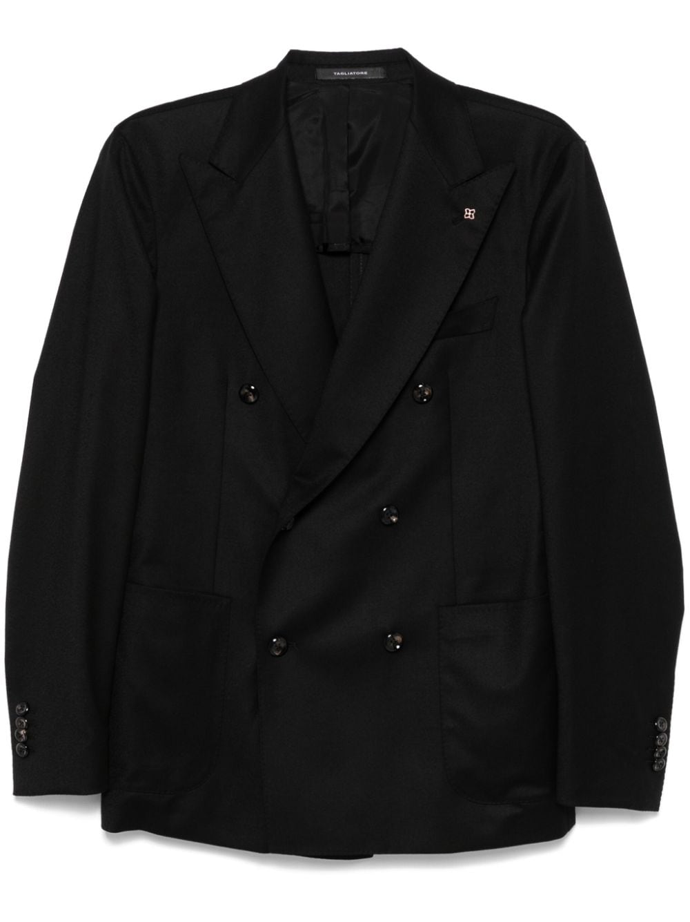 Tagliatore double-breasted blazer - Black von Tagliatore