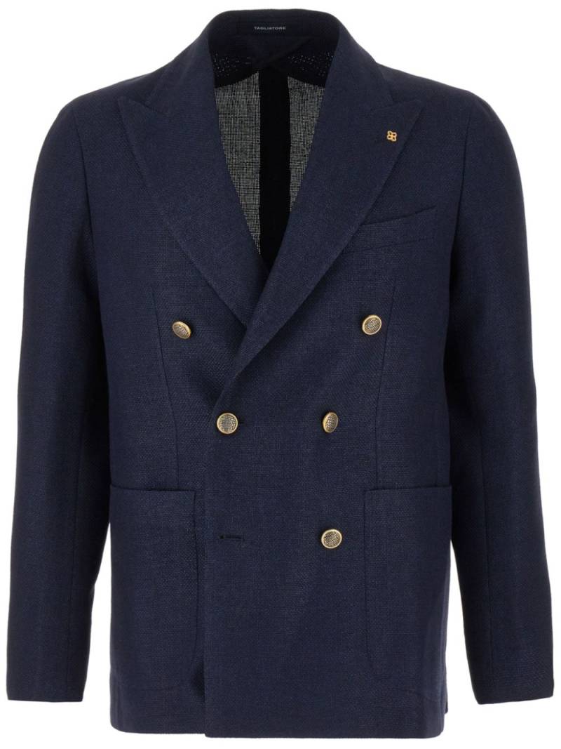 Tagliatore double-breasted blazer - Blue von Tagliatore