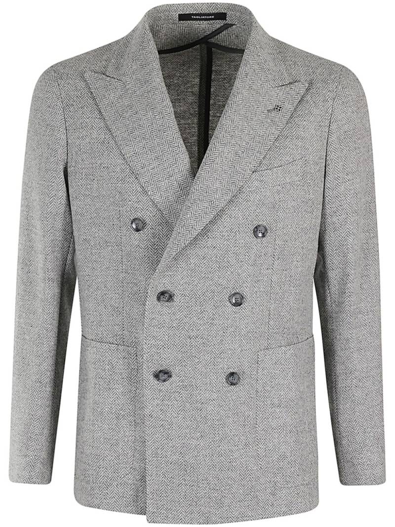 Tagliatore double-breasted blazer - Grey von Tagliatore